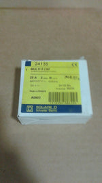  Square D 24135 Circuit Breaker Multi 9 C60 25A 2-Pole Image