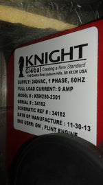  KNIGHT KSH250-2301 SERVO HOIST 250 LB CAPACITY Reconditioned Image