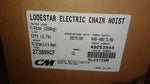  CM LODESTAR 2738 NHCF 1/4 TON ELECTRIC CHAIN HOIST Reconditioned NICE! Image