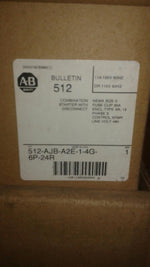  Allen Bradley 512-AJB-A2E-1-4G-6P-24R Series 1 Combination Starter With Disconnect 115-120V 60HZ 110V-50HZ Nema Size 0  Fuse Clip 30A 3 Phase ENCL. 3R 12 Control XFMR Line Voltage 480V Image