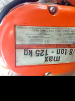  CM LODESTAR A2 1/8-Ton Hoist 480VAC 12FT Lift 32/10 Speed FPM Image