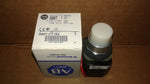  Allen Bradley 800T-PT16W White Lens Push to Test Pilot Light 120V Image