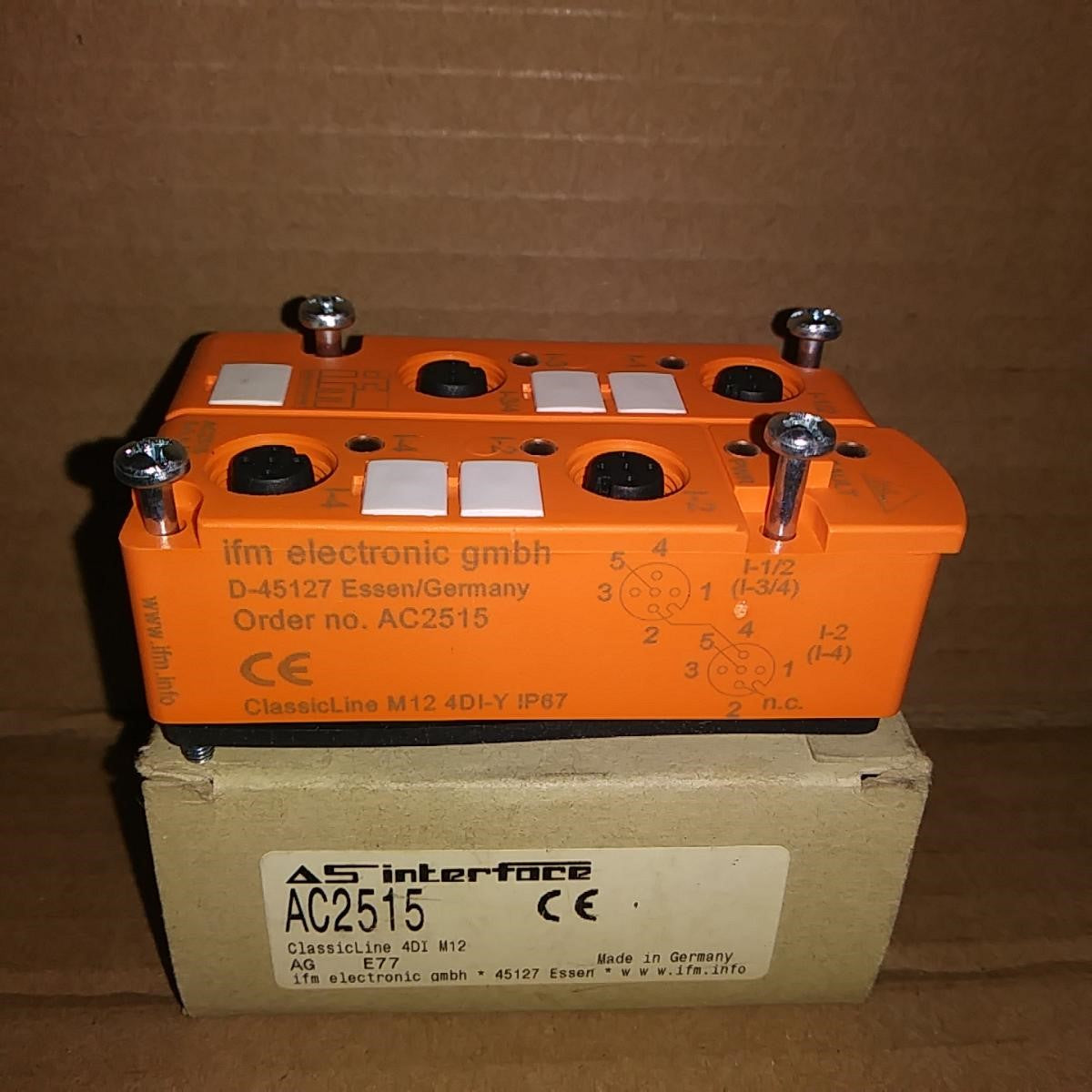 Ifm Efector AC2515 AS-Interface ClasicLine Module – Ideal Surplus
