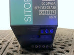 Siemens 6EP1333-2BA20 SITOP PSU100S Power Supply 120/230VAC In 24VDC 5A Output Image