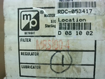  Master Pneumatic MRS100-4 Exhaust Air Reclassifier Filter MRS100-8 Image