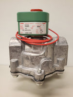  ASCO 8215C63 1-1/4" NPT Aluminum Solenoid Valve 120VAC 2-Way Image