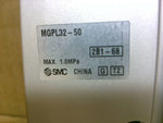  SMC MGPL32-50 Guided Compact Cylinder 32mm Bore 50mm Stroke Image