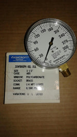  Ashcroft 35-W1005P-H02L-XUL-0300 Dial Pressure Gauge Image