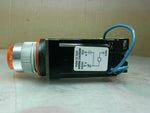  Allen Bradley 800MR-QT24AK /D Switch Amber Pilot Light 24V Image