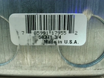  Thomas & Betts 58371 Galvanized Steel Utility Box (50PCS) 3/4" 2-1/8"W x 4" Image