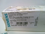  Siemens 3SB3647-0AA61 0CC0 White Illuminated Pushbutton Switch 22mm 1NO 1NC Image