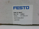  Festo DSR-32-180-P Semi Rotary Actuator 180 Degree Angle Image