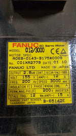  Fanuc A06B-0143-B175#0008 Servo Motor Alpha 12/3000 Image