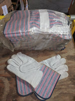  Leather Palm Work Glove 3624 Men's Size Large 4.5" Gauntlet Cuff (12 Pair) Image