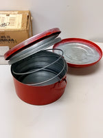  Justrite 10295 Bench Can 1/2 Gal Galvanized Steel Red Image