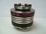  R+W BK3/150/75 Metal Bellows Coupling with Conical Clamping Hub 25mm Bore x 19mm Bore Image