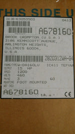  Brook Crompton W-DA160LV AC Motor Image