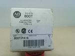  Allen Bradley 800T-PA16 Push Button Some With Gaurd Some WIthout 120V 50/60HZ Image