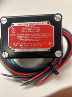  Honeywell EXD-AR-3 Explosion Proof Snap Switch Side Rotary 2NC/2NO DPDT 3FT Cable Image