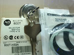 Allen Bradley 800T-H33A Keyed Selector Switch 2-Position Maintained 30mm Image