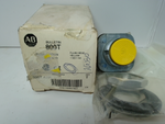  Allen Bradley 800T-A9A Yellow Push Button Operator Flush Button Type 1 Image