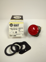 Allen Bradley 800T-D6A Red Mushroom Head Push Button Momentary 1NO+1NC Type 4/13