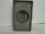  Hubbell 20405 Cast Aluminum Lift Cover Plate for 20403 Outlet Image