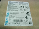  Siemens 3RV1031-4DA10 Circuit Breaker Motor Protector 25A 480V Image
