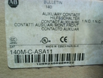  Allen Bradley 140M-C-ASA11 Series A Auxiliary Contact Block Right Side Mounted 1 N.O. 1 N.C. Image