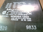  MAGNECRAFT, WM35A-120A  MERCURY CONTACTOR Image