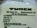  Turck PKG 3Z-2 Picofast Cordset 125V 4A Factory Sealed Package Image