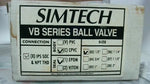  Simtech VBXC103 True Union Ball Valve 1/2" CPVC EPDM Image