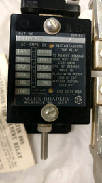  Allen Bradley 809-A22E Instantaneous Trip Relay 85-244A 162A Max Continuous Image