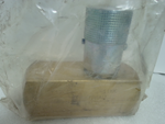  Parker F1200B -11KK Brass FLow Control Valve 2000PSI 25GPM Image