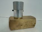 Parker F1200B -11KK Brass FLow Control Valve 2000PSI 25GPM Image