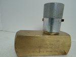  Parker F1200B -11KK Brass FLow Control Valve 2000PSI 25GPM Image