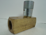  Parker F1200B -11KK Brass FLow Control Valve 2000PSI 25GPM Image