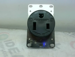  Hubbell HBL9367 Receptacle 50A 250VAC 2 Pole 3W Image