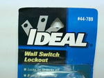  IDEAL 44789 Wall Switch Lock Out Factory Sealed Image