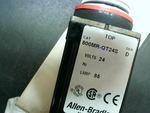  ALLEN BRADLEY 800MR-QT24GS Small Round Pilot Light Full Volt 24V Green Lens Image