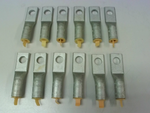  Burndy YA1CA1 (12 PCS) Hylug Compression Terminal 1AWG AL 3/8" Stud One-Hole Image