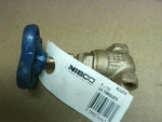 Nibco T-113 Gate Valve 3/8" Threaded 125 SWP 200CWP Image