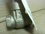 Nibco T-113 Gate Valve 3/8" Threaded 125 SWP 200CWP Image