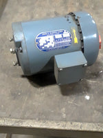  JS BARNES 3/4HP AC Motor 1725 RPM F56Y Frame 230/460VAC 3PH 65249CUG1 Image