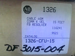  Allen Bradley 1326-CFU-15 Communication Cable Velo Feedback 15Ft Image