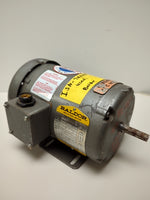  Baldor M3461 1/2 HP (0.5HP) AC Motor 48 Frame 1725 RPM 230/460V TEFC Image