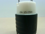  Pass & Seymour L1420C Grounding Turnlock Connector 20Amp 125/250V Image