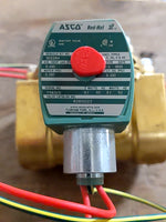 ASCO 8210G022 24VAC 1-1/2" NPT 2-Way Brass Valve Image