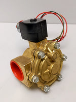  ASCO 8210G022 24VAC 1-1/2" NPT 2-Way Brass Valve Image