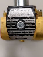  ASCO 8210G022 24VAC 1-1/2" NPT 2-Way Brass Valve Image